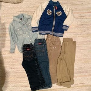 Boys bundle size 2 & 3, Wrangler, GAP, OSH Kosh